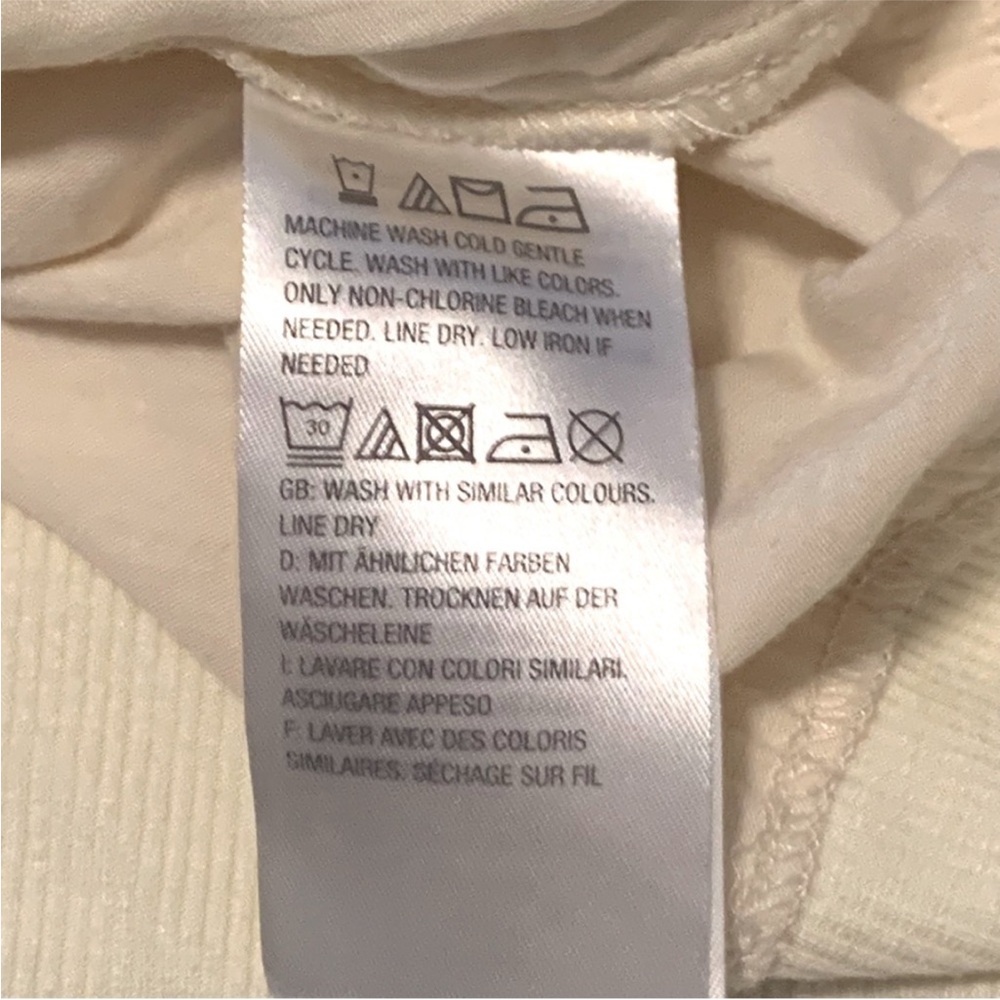 Peace Love World Zip Front Bomber Jacket Pale Banana Lightweight Small NWOT - Picture 7 of 10